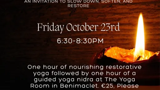 Candlelit Resorative and Yoga Nidra 